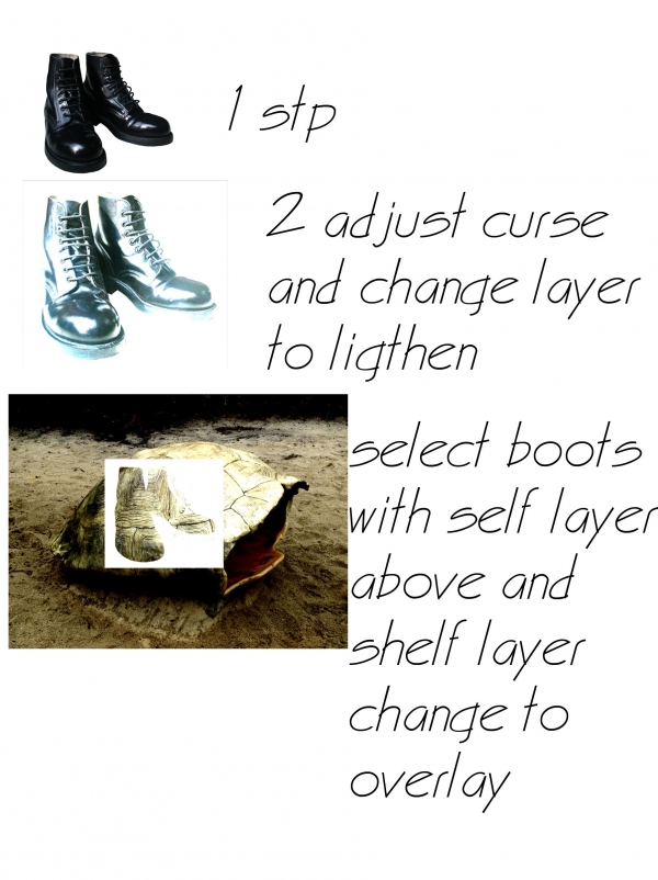 Creation of combat boots: Step 1